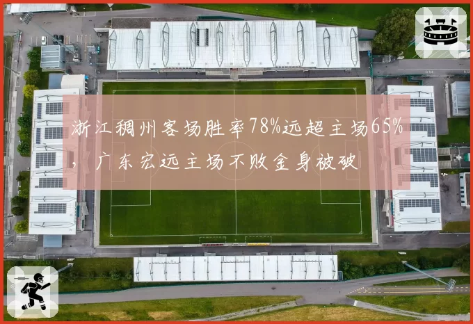浙江稠州客场胜率78%远超主场65%,广东宏远主场不败金身被破